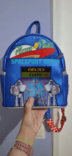 Mochila Toy Story Pizza Planet Loungefly Azul Bagpack Disney