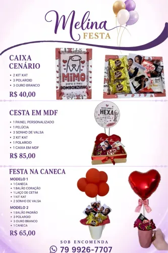 Presente/ cesta personalizada 