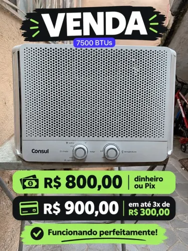 Ar Condicionado 7500 BTUs