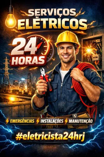 Eletricista 24h Niterói e São Gonçalo - Chuveiro, Disjuntor, Curto e Emergência