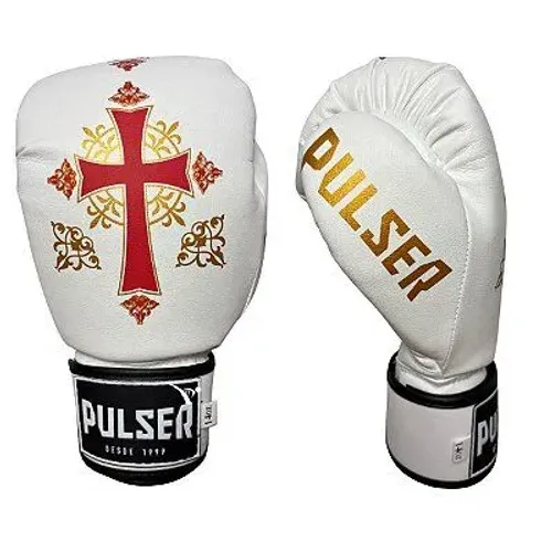 Luva de Boxe e Muay Thai Pulser 14Oz Cavaleiro Templário