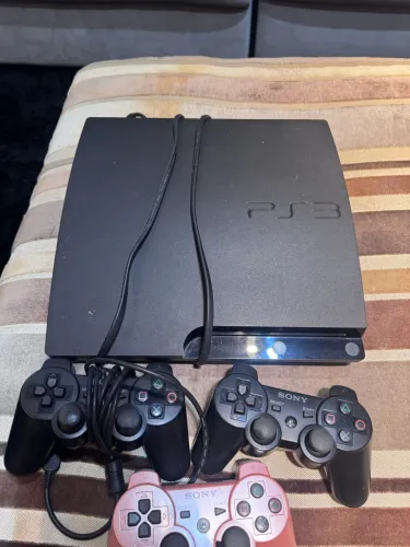 PlayStation 3 Original + 3 Controles + Cabos - Funcionando