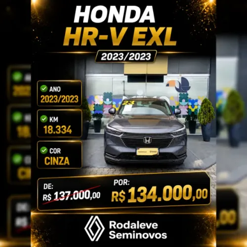 Honda HR-V EXL 1.5 Sensing 16V 5P Aut. 2023