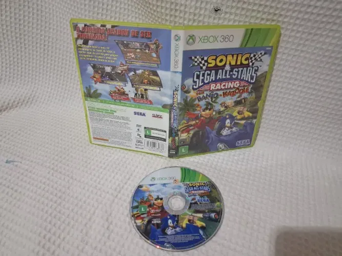 JOGO XBOX 360 SONIC SEGA AL STARS RACING