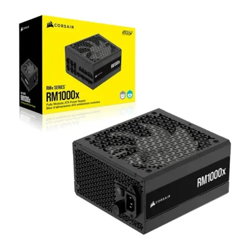Fonte Corsair RM1000x, 1000W, ATX 3.1, PCIe 5.1, Full-Modular, Cybenetics Platinum