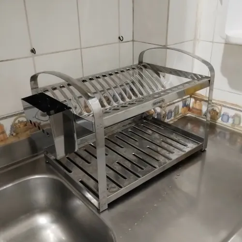 escorredor de louças brinox duplo inox