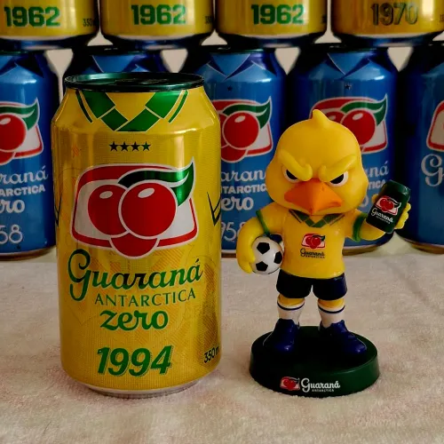 Miniatura "Pistola " + Guaraná Antárctica Zero 350ml - 1994