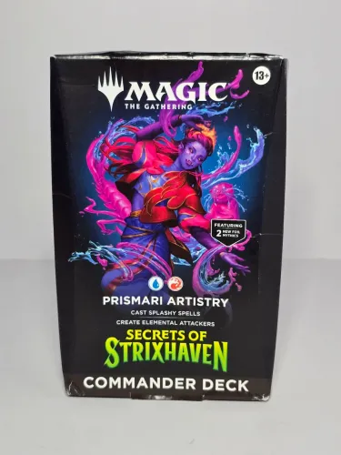 Magic The Gathering Secret of Strixhaven Prismari Artistry Commander Deck lacrado
