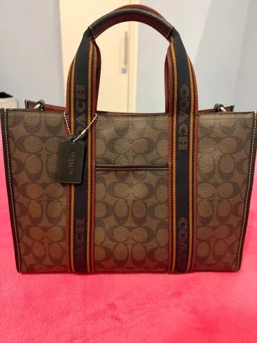 Bolsa Coach Tote Signature