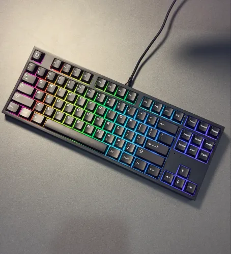 Teclado Magnético Everglide AE87 HE TKL 8KHz Rapid Trigger RGB | PRETO LACRADO