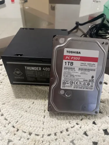 FONTE 400w e HD1TB