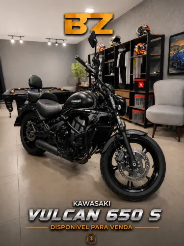 KAWASAKI VULCAN 650 S - Baixo Km - Impecável
