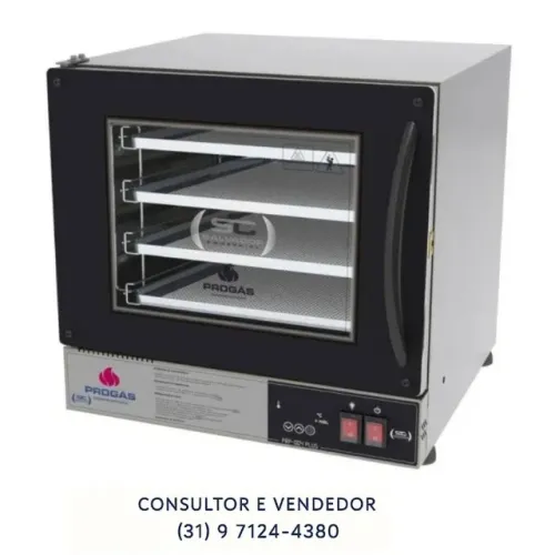 Forno Turbo 4 Assadeiras Fast Oven Progas