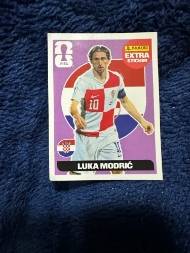 Figurinha Extra Sticker Roxa Luka Modri? - Copa do Mundo 2026 Panini