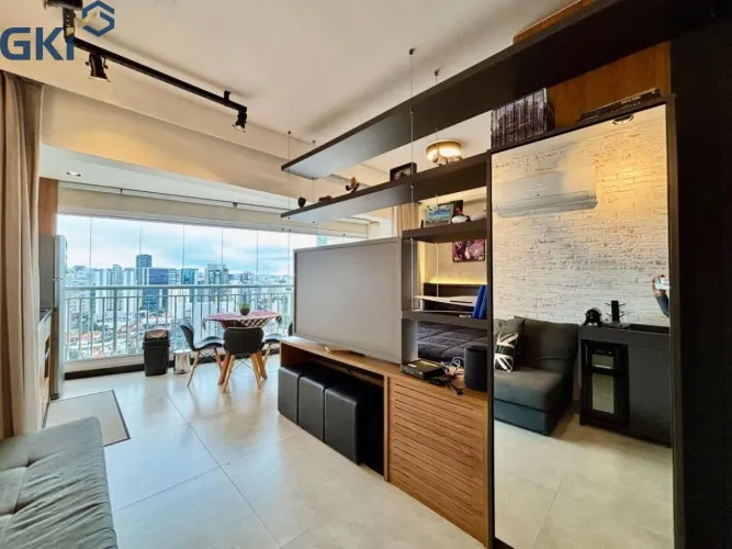 STUDIO Á VENDA : 34m², 25º andar, 1 dormitório/ 2 vagas, em Pinheiros