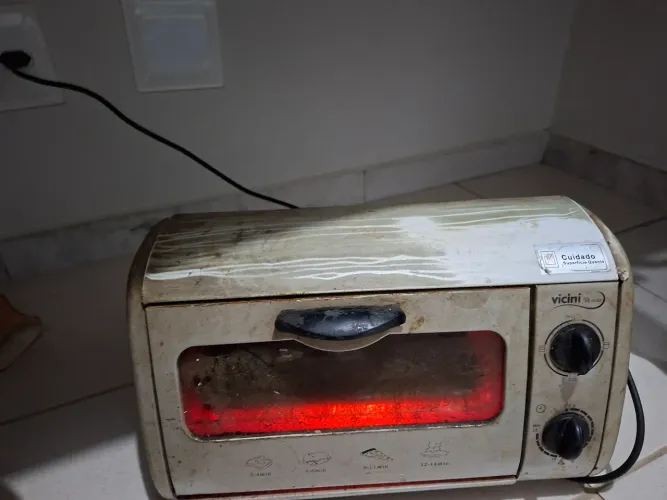 Mini Forno Elétrico Vicini Vintage / Retrô 110V