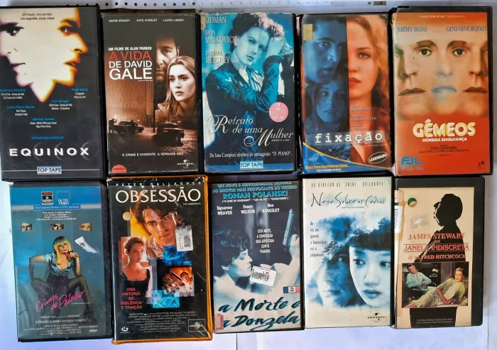 Fitas Vhs de Mistério/Suspense (Lote)
