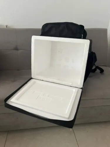 Bag Motoboy Completa com Isopor NOVA Nunca Usada