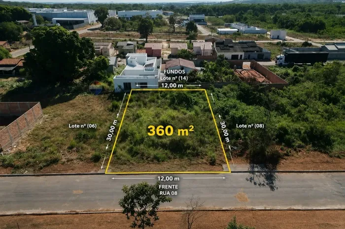 Lote à Venda no Loteamento Araguaia | 360m² | Escriturado e Registrado
