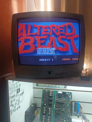 placa ALTERED BEAST SEGA SYTEM16 COM ADAPTADOR JAMMA