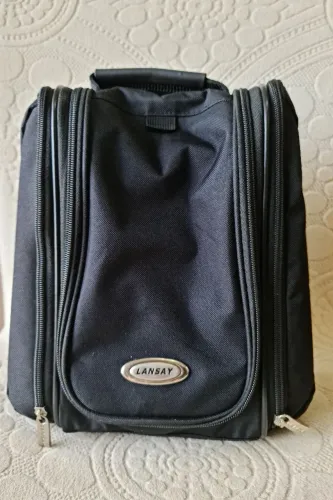 NECESSAIRE MULTIFUNCIONAL LANSAY PRETA EM EXCELENTE ESTADO