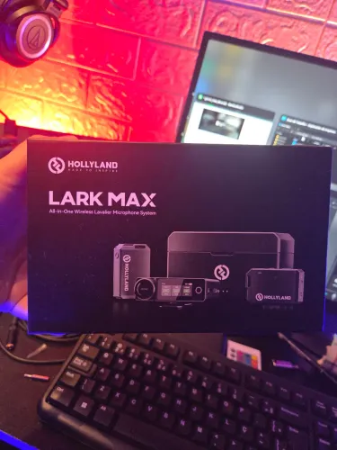 Microfone sem fio Hollyland Lark Max Duo Combo