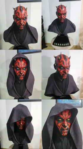 Darth Maul Life Size Bust 1:1 Sideshow Star Wars Busto Sith 1/1 N XM Hot Toys Inart Prime1