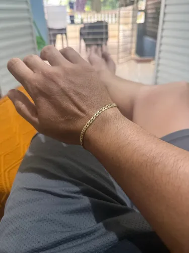 Inclusiva pulseira de ouro 18k com atacado caixão 