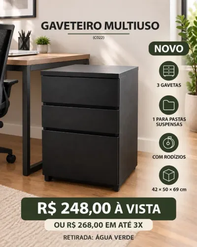 GAVETEIRO MULTIUSO - NOVO