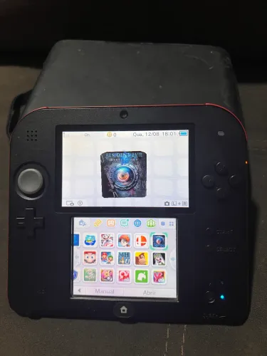 Nintendo 2DS Old - Desbloq. 64Gb lotado de jogos + case