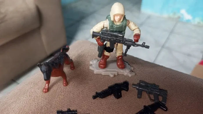Boneco Articulado Exército Lego 