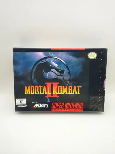 Mortal Kombat 2 CIB Super Nintendo ORIGINAL AMERICANO 