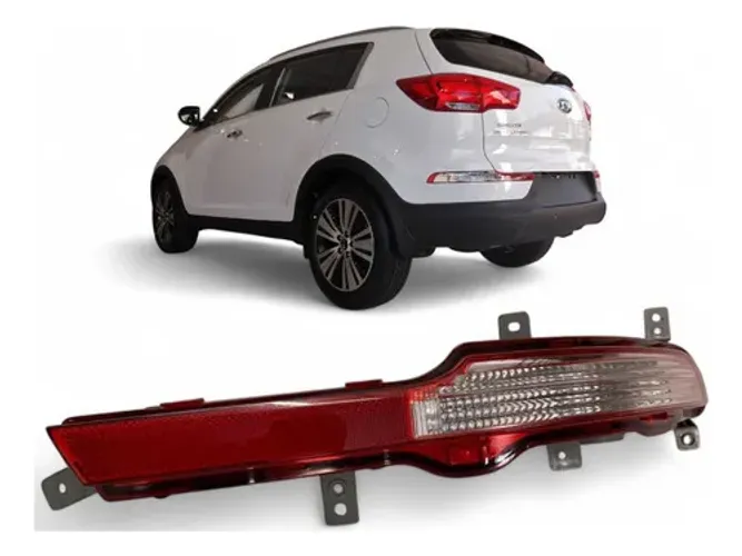 Lanterna Traseira Kia Sportage Direita 2013 A 2016 Original Direito/passageiro Vermelho