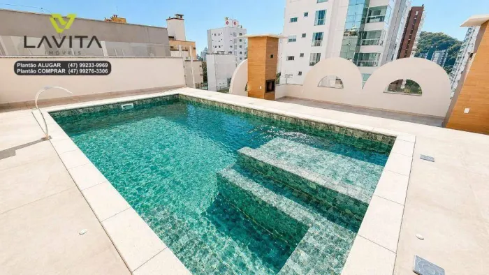 Cobertura nova com piscina para venda. 291m² de área privativa Bairro Victor Konder ao lad