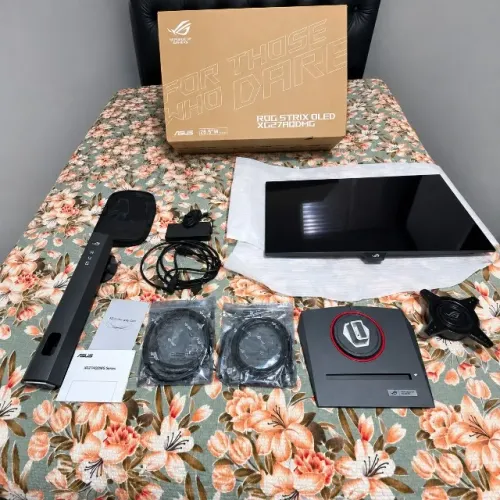 monitor gamer asus rog 27 oled qhd 240hz 2k premium alto desempenho
