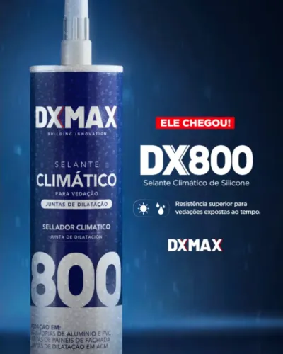 SELANTE CLIMÁTICO DE SILICONE DX800 GRAFITE (280ML/380G)