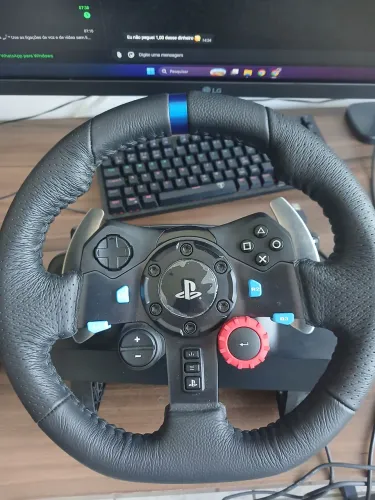Volante Logitech G29 + Câmbio manual - Poucas vezes usado