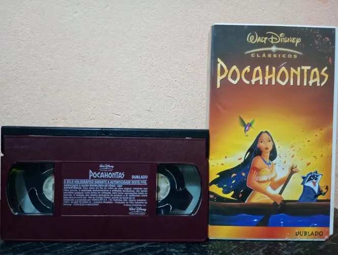 VHS CLÁSSICO DISNEY POCAHONTAS (DUBLADOS) 