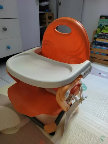 Cadeira Alimentação Pocket Snack Portátil Chicco Cor Laranja-Escuro Liso