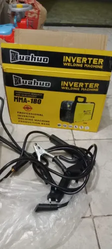 Máquina de Solda Inversora Huahuo MMA-180 220V Nova na Caixa