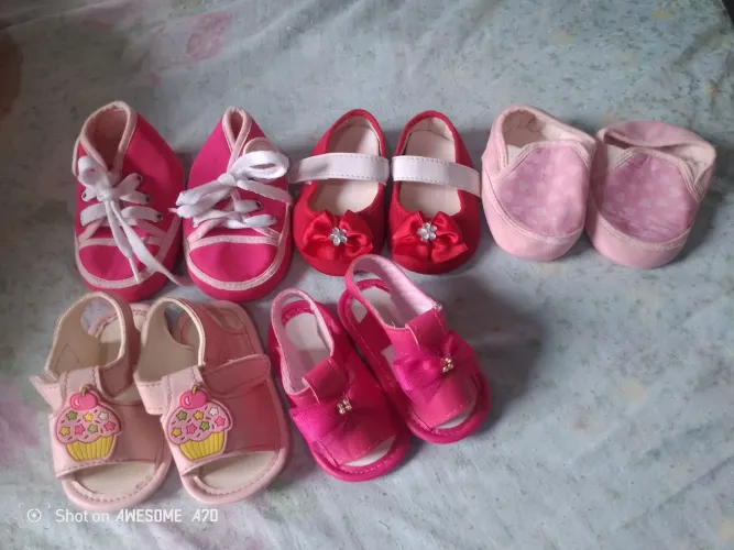 Lote de menina 0 a 6 meses 