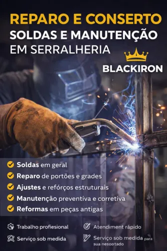 REPARO E CONSERTO SERRALHERIA - SOLDAS E MANUTENÇÃO