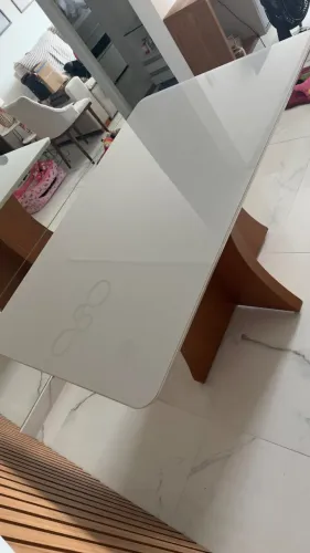 Mesa de jantar retangular 