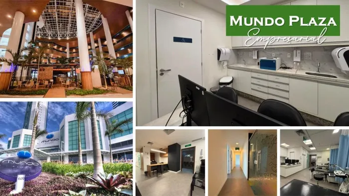 MUNDO PLAZA EMPRESARIAL Sala com 139m² e 04 Vagas, disponível para aluguel por R$15.000/m