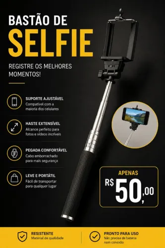BASTÃO DE SELFIE