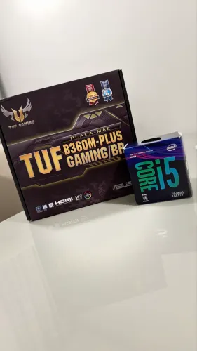 Placa Mãe Asus + Processador Intel