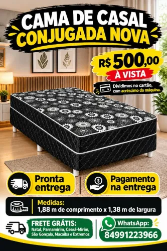 Hora de comprar sua cama nova, temos camas de qualidade, com entrega grátis.