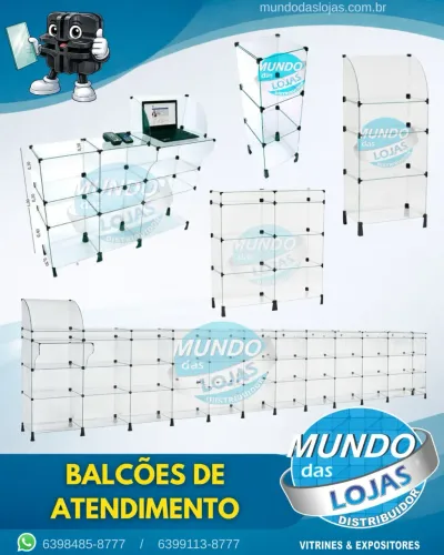 Balcões e Prateleiras no Atacado ( COBRIMOS QUALQUER OFERTA )