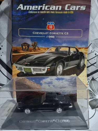 Miniatura Chevrolet Corvette C3 1968 1/43 edição colecionador