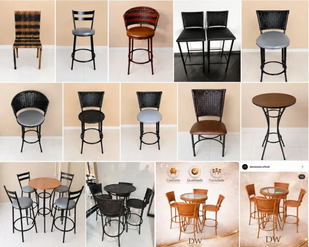 Banquetas promoção fábrica